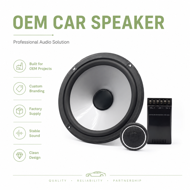 OEM Sennuopu SK-6 Car Speakers Passive Crossover 2 Way Tweeter 40 Watts Each Subwoofer Speaker Car Audio 6.5 Inch