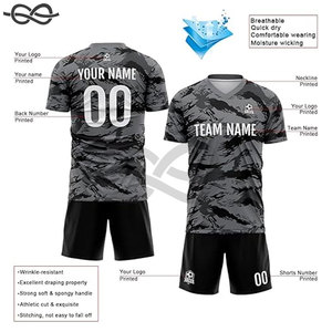 Camiseta de entrenamiento de fútbol personalizada para hombre, manga corta, sublimación barata, ropa de entrenamiento deportivo, equipo de fútbol - Product Image 4