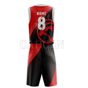 Uniforme de baloncesto paquistaní para hombres, ropa de equipo de Pekín personalizada con técnicas impresas de diseño único - Product Image 2