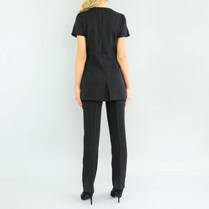 Túnica Elástica para Esteticista, Uniforme para Salón de Belleza, Spa, Conjuntos de Uniformes Médicos, Blusa de Enfermera para Uso Hospitalario - Product Image 4