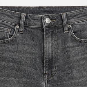 กางเกงยีนส์ผู้หญิงไซส์ใหญ่ ระบายอากาศได้ดี ทรงเข้ารูป สวมใส่สบาย ลายพิมพ์เทคนิค สำหรับฤดูหนาว สีตามสั่ง - Product Image 4