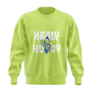 Sweats épais surdimensionnés coton polaire blanc personnalisé bouffée impression hommes et femmes sweats pour Streetwear - Product Image 6