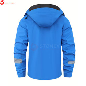 Veste coupe-vent de sport pour homme de haute qualité, toile fine, à capuche, imperméable, élégante, professionnelle - Product Image 2