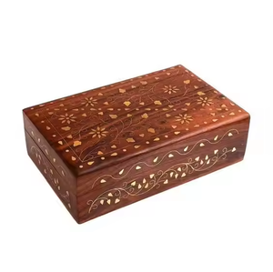 กล่องใส่เครื่องประดับไม้มะม่วงอะคาเซียทำมือ งานฝีมือซานิยา รับผลิตตามสั่ง ความจุตามต้องการ ขายส่ง ผู้ผลิต ดีไซน์ใหม่ - Product Image 1
