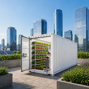 Serre intelligente pour la culture verticale de fraises, équipement de culture hydroponique, agriculture commerciale - Product Image 1