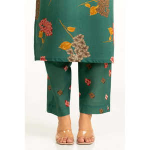 Ensemble coordonné décontracté IUSTTS-1316 Hauts à manches trois quarts imprimés en fil lurex - Product Image 3