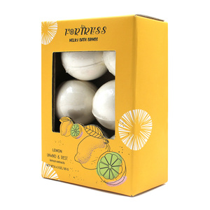 Ensemble de bain moussant relaxant personnalisé OEM 100% ingrédients naturels faible quantité minimale de commande cadeau de vacances pour femme - Product Image 1