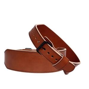 GAF diseño personalizado cuero de vaca Material gimnasio levantamiento de pesas cinturón de cuero logotipo personalizado cinturones de levantamiento de pesas para la venta - Product Image 5