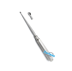 Ensemble de 5 curettes dermiques Piffard en acier inoxydable de haute qualité coupe ovale 6 Instruments Ent de 1/4 "meilleure qualité - Product Image 2