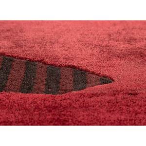 Alfombra Adrift de Lana y Viscosa con Patrón Abstracto, Tejida a Mano, Roja y Naranja, Tamaño 9x12, para Decoración de Sala de Estar, Tra-15224 - Product Image 3