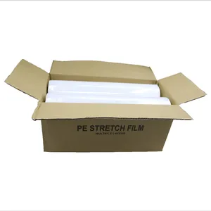 Industrial Waterproof Clear Pallet Packing Shrink Wrap Film Plastic Stretch Film | jumbo roll stretch film for export