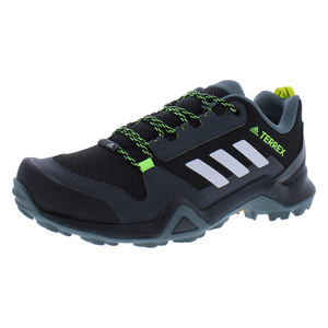 ADIDAS TERREX AX3รองเท้าเดินป่าในฤดูหนาวของผู้ชายรองเท้าหัวเหล็กติดไฟแกนสีดำ/สีขาว/สีเหลืองกรด | 100% ของแท้ - Product Image 1