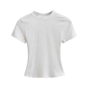 Camiseta Ajustada con Logotipo 3D para Mujer, Moderna, Elegante, de Algodón Suave, Cómoda, Ligera, de Primera Calidad, para Uso Diario, Chic, Moderna, de Verano, Anti-UV - Product Image 4