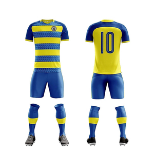 Fournisseur en gros d'uniformes de football, vêtements d'équipe haut de gamme, ensemble maillot et short, personnalisation de la marque, léger, respirant, séchage rapide pour les commandes en gros - Product Image 4
