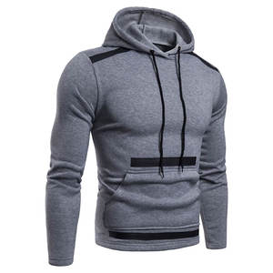 2025 nouveau gros hommes confortable personnalisé Top Design pull à capuche couleur unie Slim Fit Street Wear pour l'hiver - Product Image 2