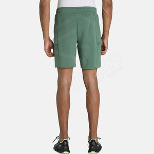 Pantalones cortos deportivos al aire libre informales personalizados para hombres, pantalones cortos de felpa de peso pesado, pantalones cortos para correr de lana de algodón 100% - Product Image 5