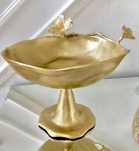 Bol à pâte Direct Factory Forme de support en laiton doré Personnalisé Nouveau design Bol Dessus de table de haute qualité - Product Image 6
