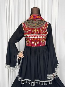 Abiti Casual floreali di migliore qualità taglie personalizzate per abiti Afghan Kuchi ricami fatti a mano nuovi disegni abiti Afghani per le donne - Product Image 5