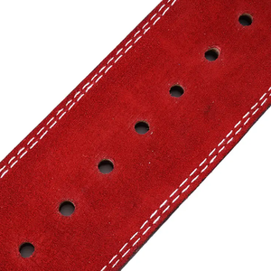 Cinturón de Levantamiento de Pesas Profesional de Cuero Genuino de 10mm/13mm, Cinturón de Alta Resistencia de Una Sola Hebilla para Entrenamiento en Gimnasio - Product Image 5