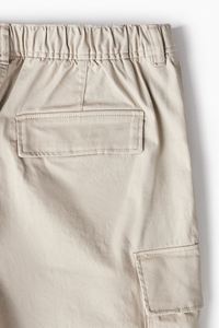 Pantalones cargo de algodón 100% de calidad premium para hombre, pantalones cómodos informales con cintura elástica de ajuste relajado, directo de fábrica - Product Image 3