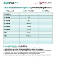Kit de réparation de toit ouvrant pour Mercedes (expédition du fabricant turc) Code de produit: FD113469-2