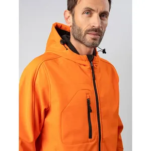 Veste imperméable Softshell personnalisée pour le merchandising - Product Image 4