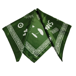 Personnalisez votre propre foulard carré en satin polyester imprimé avec votre logo, bandana de haute qualité, unisexe, protection solaire estivale, tendance - Product Image 4