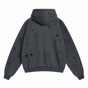 Embroidery Hoodie Reflective Custom Mens Sweatsuit Sets Vendor Track Suits for Men Jogging - Product Image 2