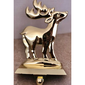 Soporte de calcetín de Navidad de Reno de diseño Vintage excelente con fiesta festiva de Color dorado y accesorios decorativos de Navidad - Product Image 6