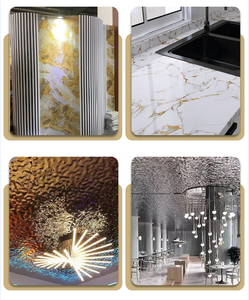 Stile moderno 3D decorazione per la casa lucido vinile schiuma impermeabile PVC mattonelle di <span class=keywords><strong>marmo</strong></span> adesivo da parete carta da parati Stick geometrico - Product Image 3