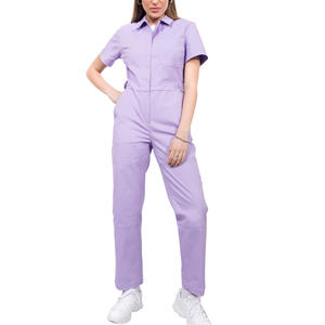 Mono de trabajo personalizado duradero para mujer con estampado de logotipo bordado uniforme de seguridad industrial de protección proveedor OEM - Product Image 1