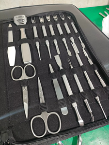 Juego de Manicura y Pedicura Profesional de Acero 2024, el Más Vendido, con Estuche, 20 Piezas, Alta Calidad, Precio Bajo al por Mayor - Product Image 2