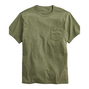 Camiseta de algodón de alta calidad para hombre, colores personalizados, bolsillo en el pecho en blanco, ropa informal de manga corta, camisetas de poliéster de talla grande - Product Image 2