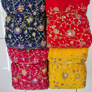 Tela Bordada con Logotipo Personalizado para Marcas y Uniformes, Tela Bordada de Poliéster Colorida para Textiles del Hogar, Personalizada de Alta Calidad - Product Image 1