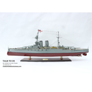 GIA NHIEN alta calidad diseño personalizado HMS WARSPITE barco alto modelo de Metal decoración del hogar bajo MOQ pintado aprobado para regalo - Product Image 1