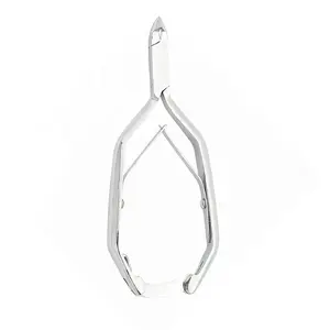 Pinzas de uñas profesionales, pinzas para cutículas de alta calidad, pinzas para cutículas de borde de corte afilado con lima de uñas - Product Image 1