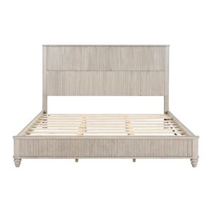 Base de Cama Moderna de Madera Tamaño Queen con Cabecera, Plataforma Resistente para Adultos, Procedente de Vietnam, para Dormitorio - Product Image 2