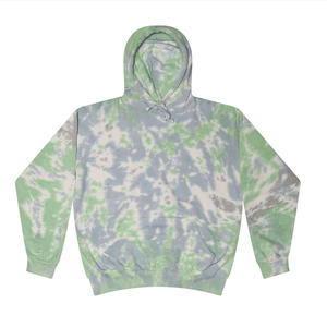 2024, sudadera de franela personalizada de gran tamaño con tinte de corbata para mujer, sudadera informal holgada con bolsillo, estampado Digital, calidez acogedora de invierno - Product Image 4