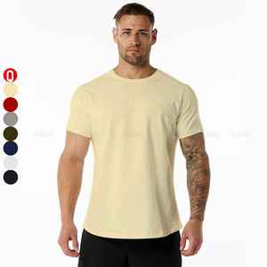 Personnalisé hommes haute qualité col rond grande taille à manches courtes t-shirt personnalisé Street Style Gym Fitness Training t-shirt pour hommes - Product Image 6