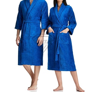 Factory Direct Unisex Terry Bathrobe 100% Cotton-Soft and Absorbent Customizable for Hotels Resorts Spa Home Use Bathrobe - Product Image 5