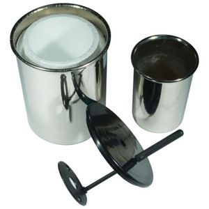 Juego de Vasos para Calorímetro de Laboratorio, Par Interior y Exterior con Tapa y Agitador - Product Image 1