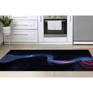 Starry Sky Printed <b>Rug</b> - Modern Black <b>Rug</b> for Living Room, Office, and Home Decor,<b>Chenille</b> <b>Rug</b> - Product Image 4