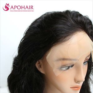 Perruque Lace Front Wig ondulée naturelle HD pour femmes, cheveux vierges brésiliens, Transparent, DHL VIP, 180 de densité - Product Image 5