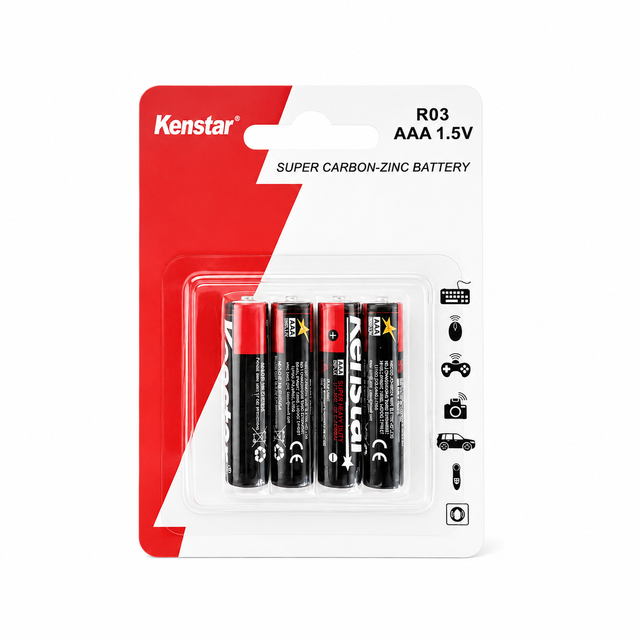 1.5V AAA R03P Heavy Duty Zinc Carbon Battery 2pcs 4pcs Packaging Solutions OEM ODM Factory Supplier for Wholesale