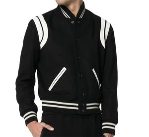 Veste universitaire pour hommes, fabrication au Pakistan, broderie personnalisée, design OEM, vente en gros, confortable, 2026 - Product Image 2