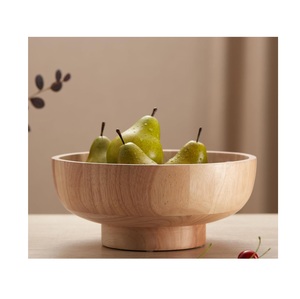 Cuenco de madera de Sheesham tallado a mano, diseño rústico, respetuoso con el medio ambiente y Apto para lavavajillas para frutas, ensalada, aperitivos, decoración del hogar - Product Image 2