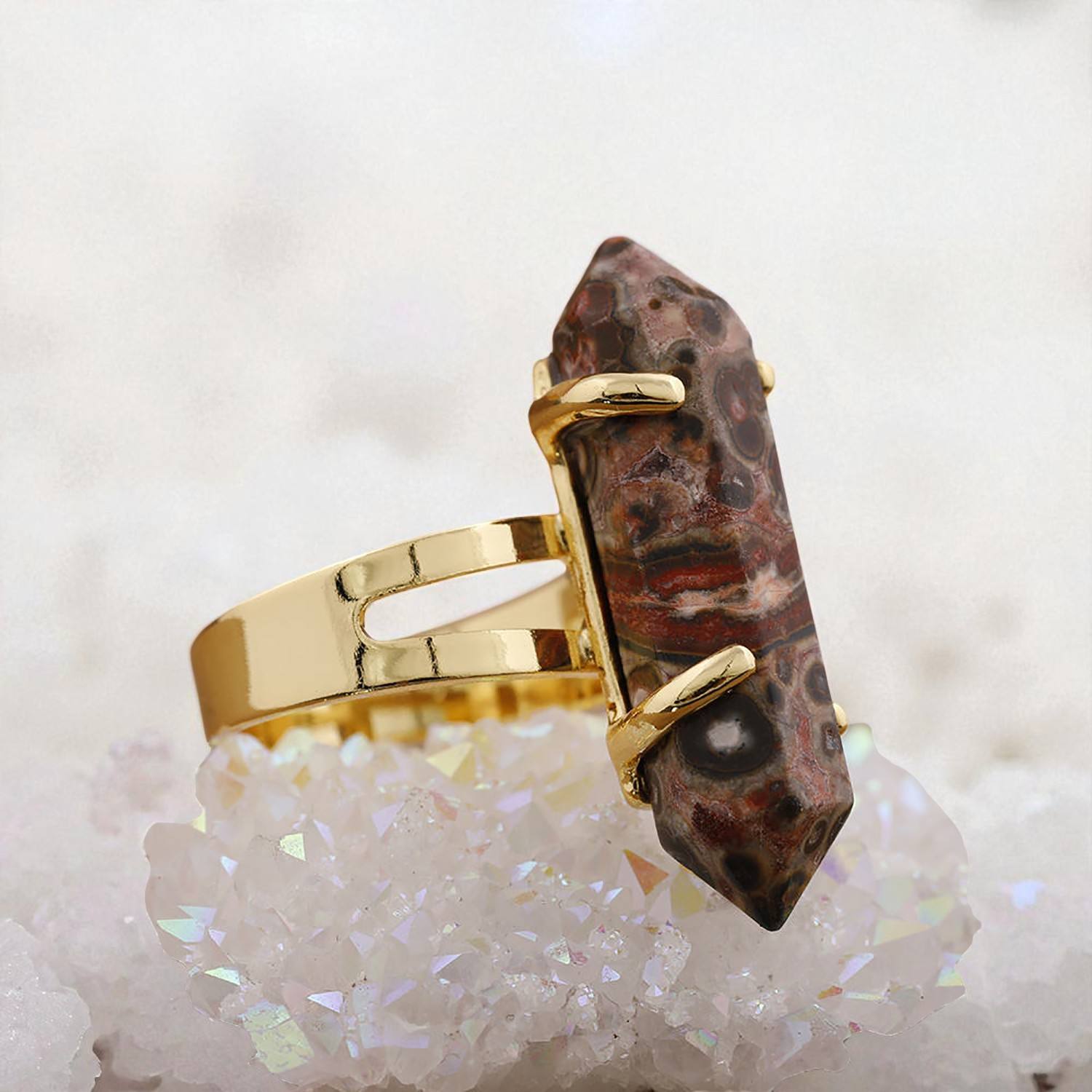 Jaspe de peau de léopard