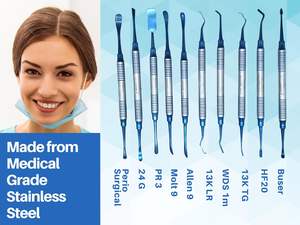 ชุดลิฟต์ทันตกรรมสำหรับใช้ในลิฟท์ทำจากสแตนเลส10ชิ้น - Product Image 4