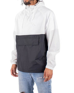 Chaqueta Cortavientos Reflectante Personalizada, Ligera, con Capucha, para Seguridad Nocturna, Proveedor de Ropa Deportiva Urbana OEM - Product Image 2