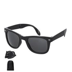 Occhiali da Sole Pieghevoli Personalizzati Lyron, Attrezzatura per Escursionismo e Sacca Impermeabile - Product Image 3